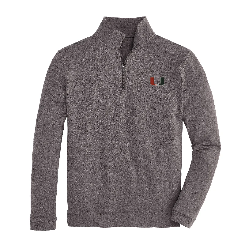 Comfortable Fashion Miami Flow Performance 1/4 Zip Pullover