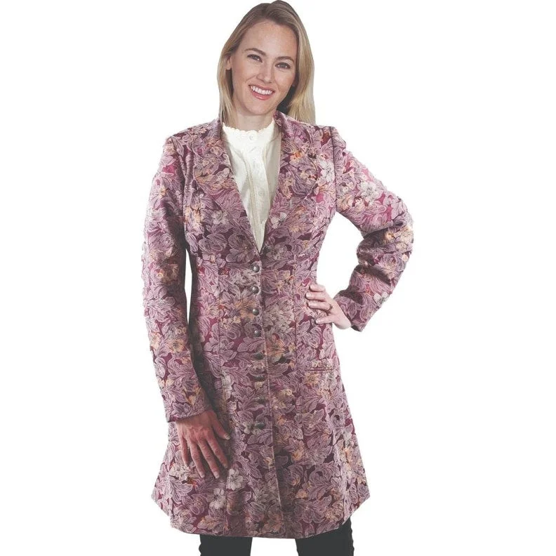 Scully Western Coat Womens Wahmaker Jacquard Frock Rose F0_721279