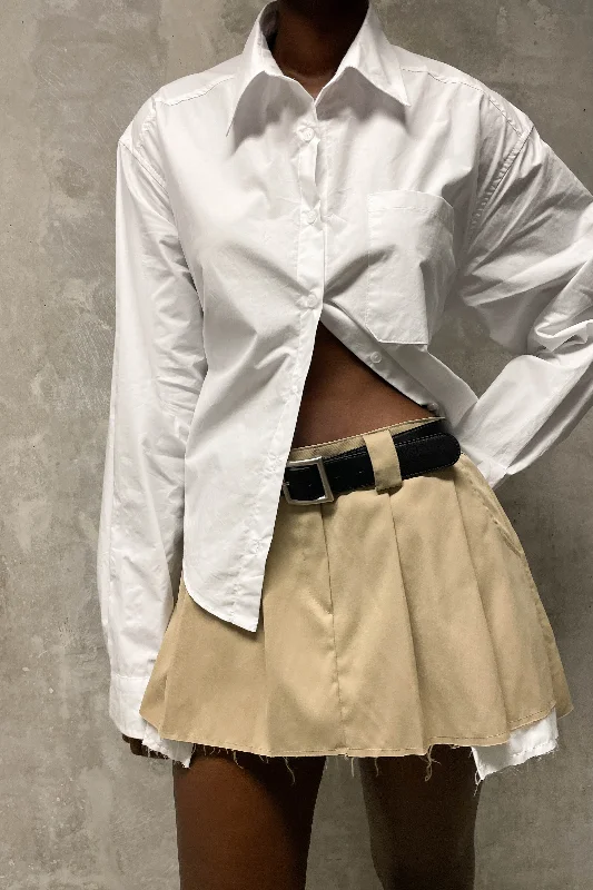 Refreshing Design PLEATED MINI SKIRT