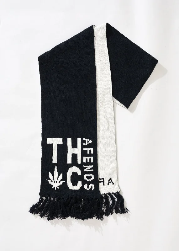 Classic Style AFENDS Unisex Homebound - Knit Scarf - Black