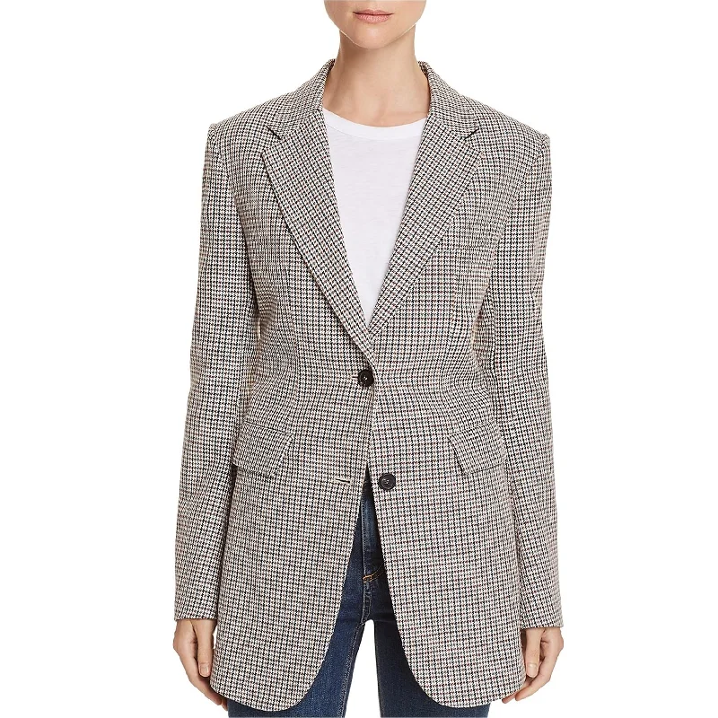 Theory Womens Super Cinched Plaid Blazer Jacket, Multicoloured, 6