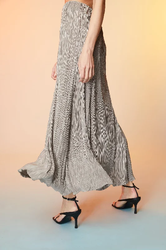 Exquisite Design PLEATED MIDI SKIRT