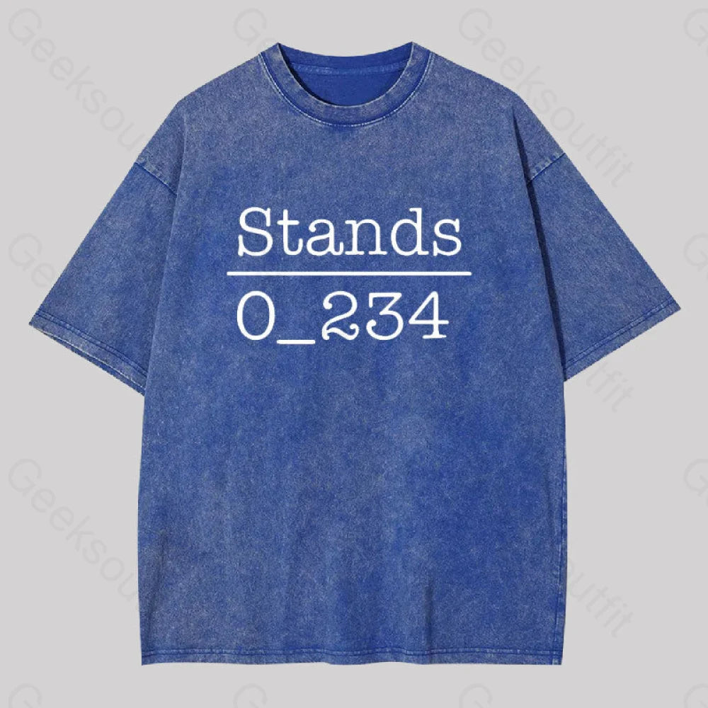 No 1 Under Stand Washed T-Shirt