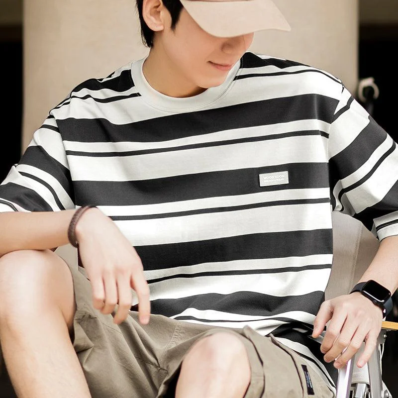 Loose Fit Striped T-shirt