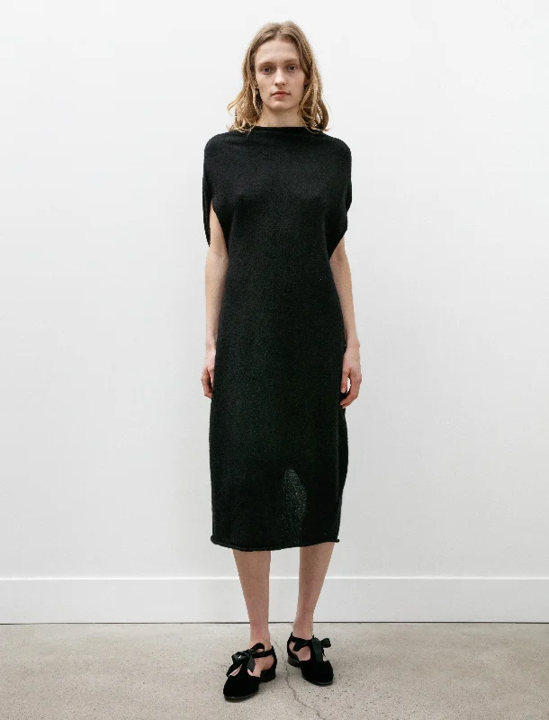 Shoulder Dress Black