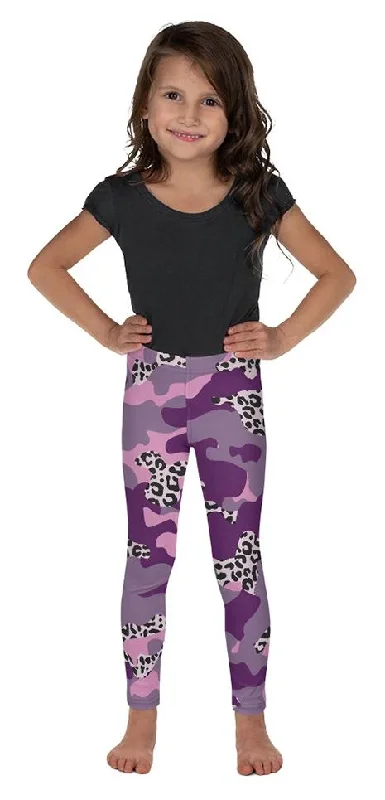 Leopard Camo Kid's Leggings