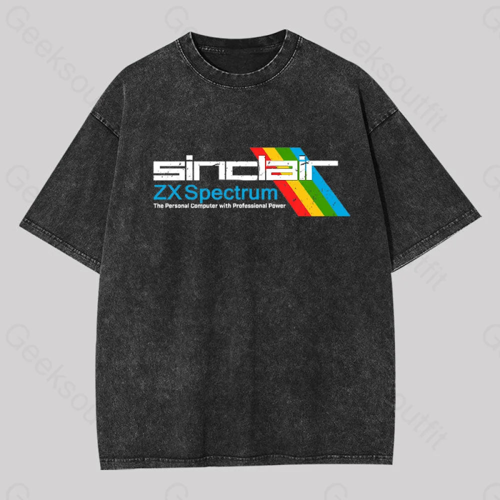 Sinclai ZX Spectrum Geek Washed T-shirt