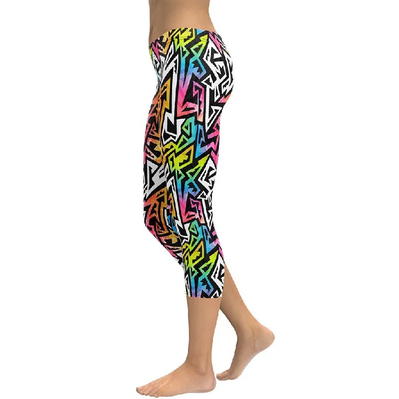 Funky Geometric Capris