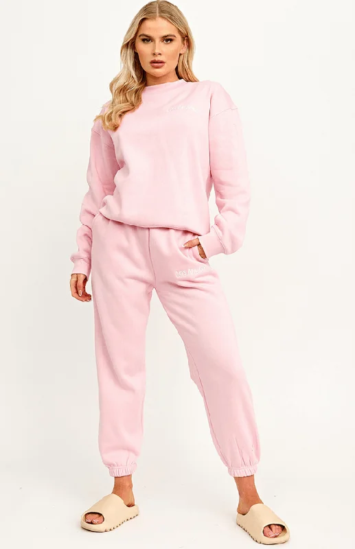 Ketelie Los Angeles Fleece Long Sleeve Jogger Set