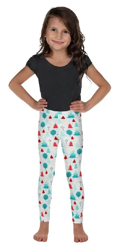 Kid's Christmas Forest Leggings