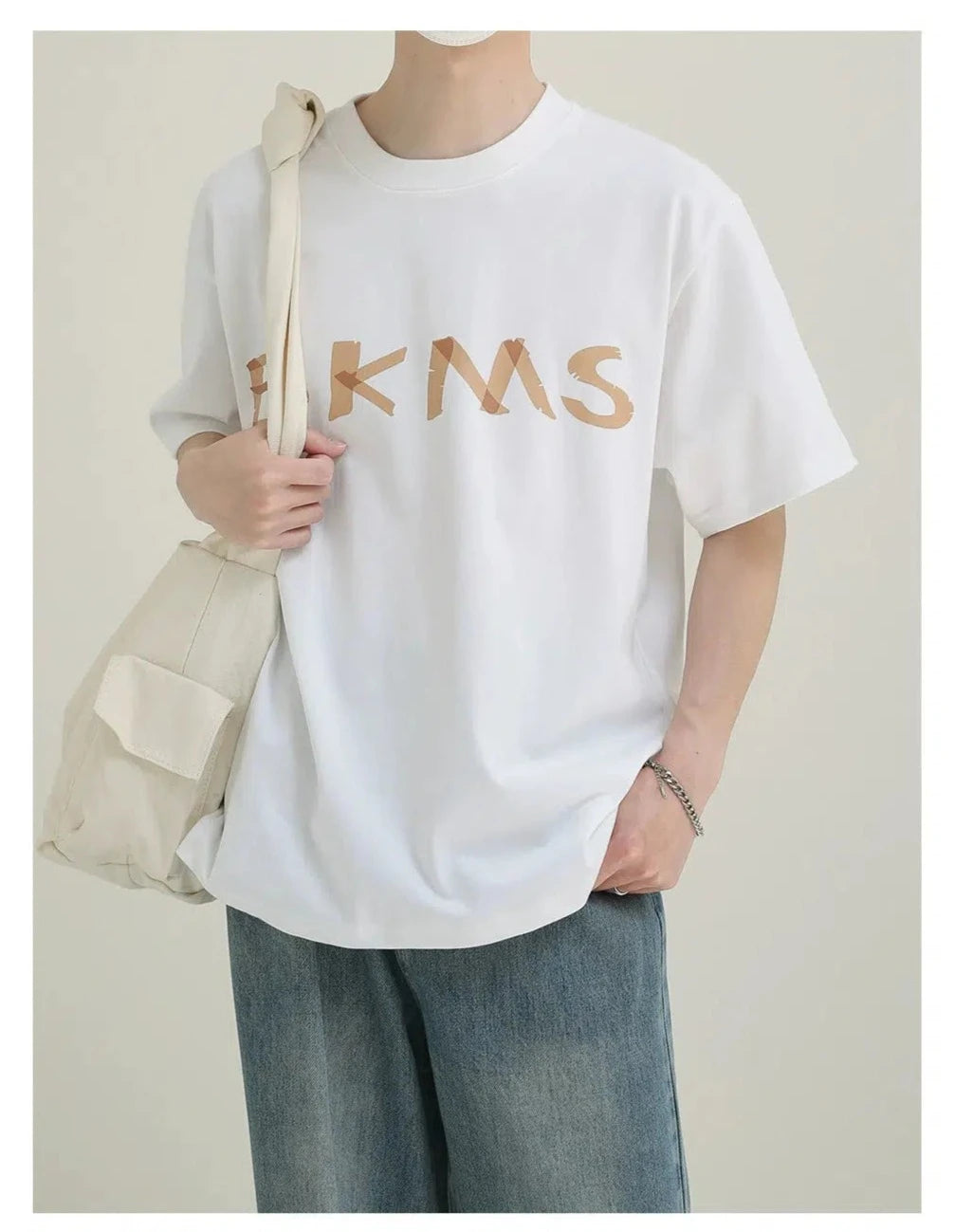 BKMS Graphic Print Short-sleeved T-shirt