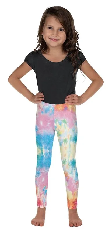 Pastel Tie Dye Kid's Leggings