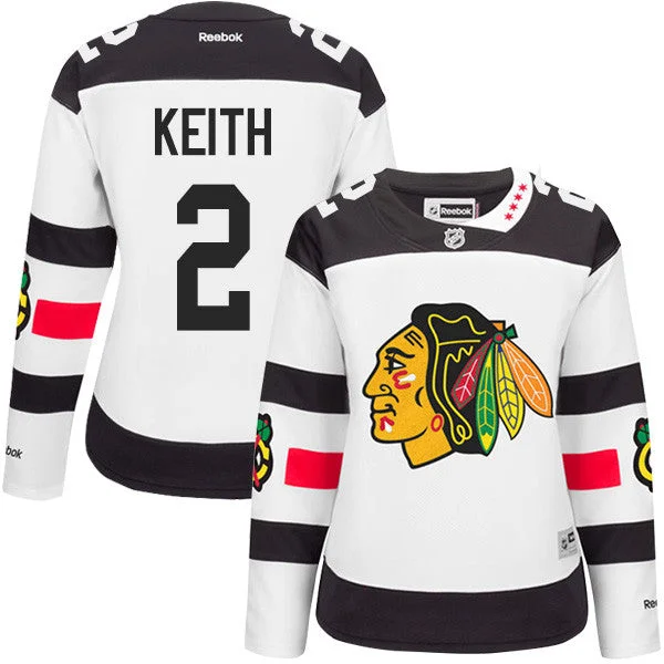 Duncan Keith #2 Chicago Blackhawks NHL Reebok Women's 2016 Stadium Series Premier Jersey