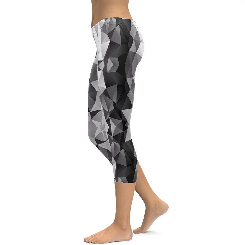 Glass Geometric Capris