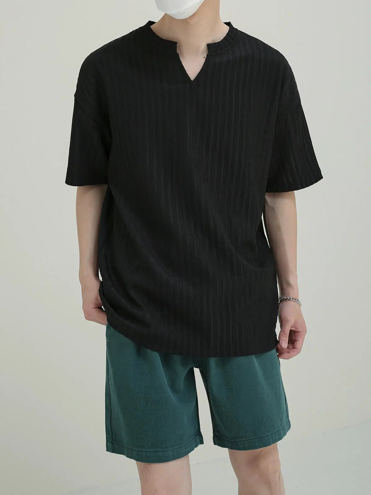 Classic Short-Sleeve Knit Pullover