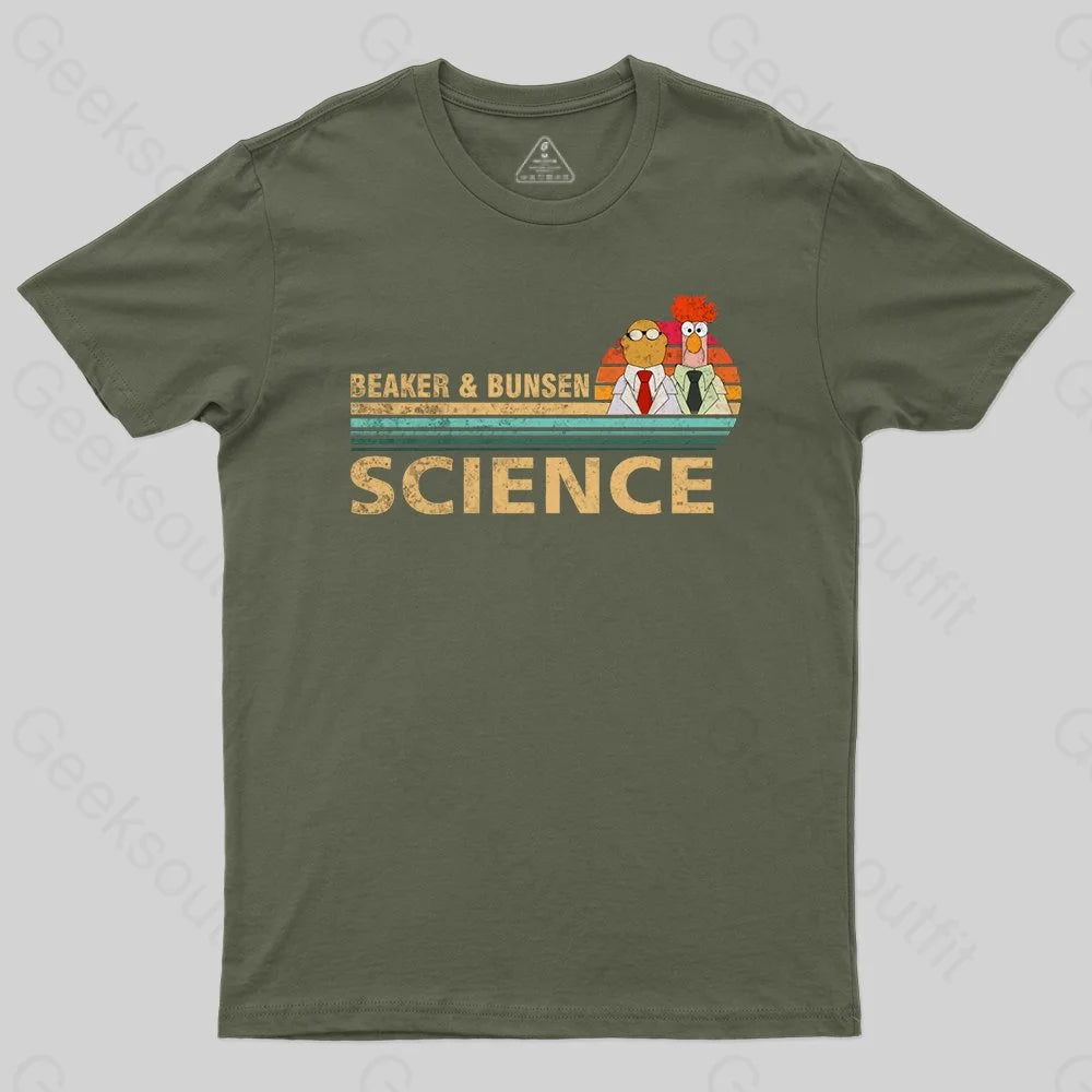 Muppets Science Bunsen And Beaker Cool Geek Science T-shirt