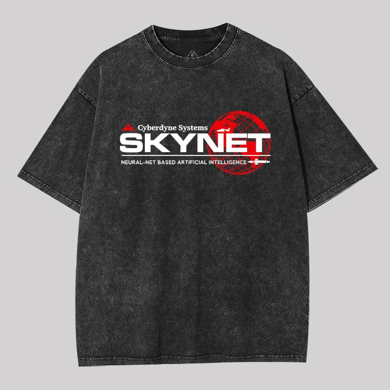 Cyberdyne Systems Skynet Geek Washed T-shirt