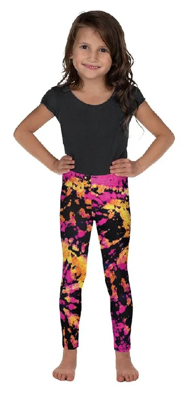 Tie Dye Multicolor Kid's Leggings