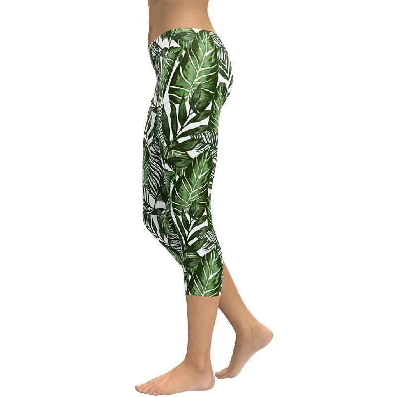 Tropical Green Capris