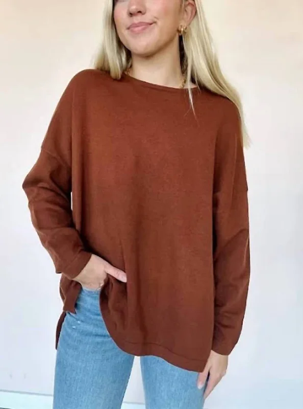 Eileen Sweater In Chocolat