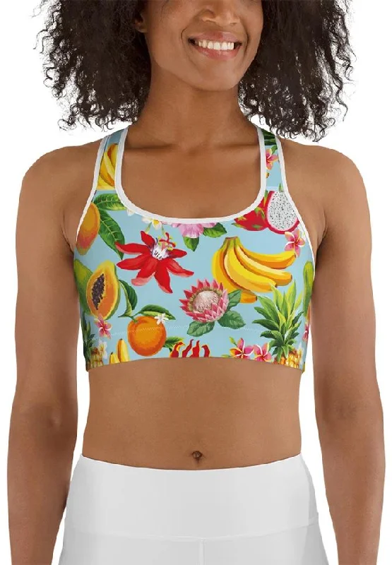 Paradise Fruits Sports Bra