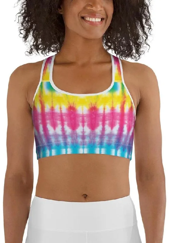 Butterfly Effect Tie Dye Sports Bra