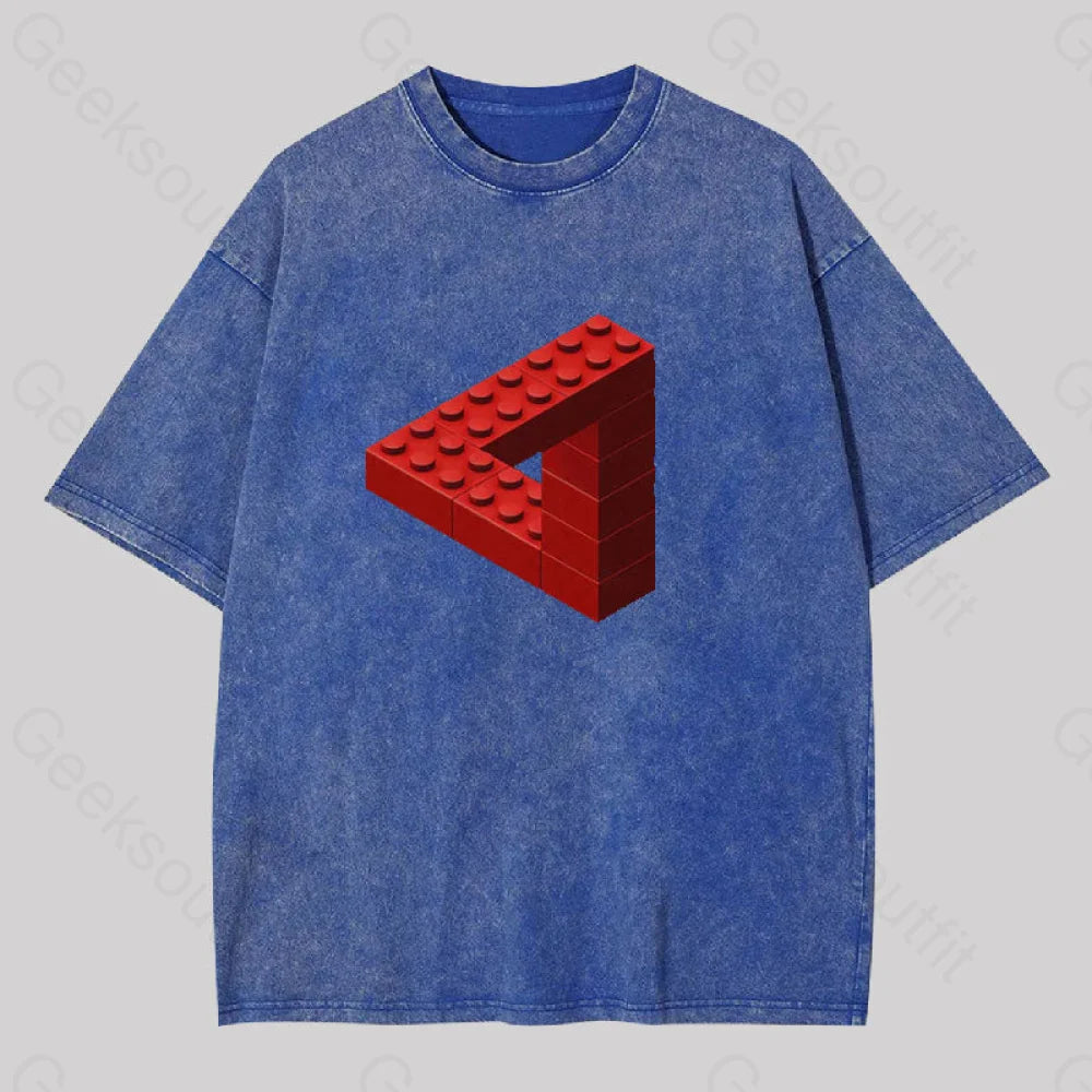 Escher Toy Bricks Washed T-Shirt