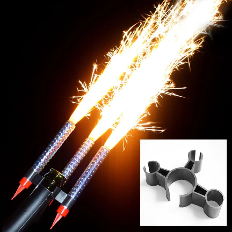 SPARKLER CLIP FOR CHAMPAGNE BOTTLE - TRIPLE