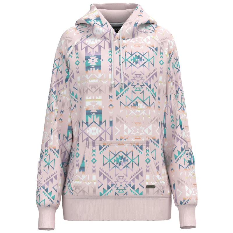 Hooey Ladies Hoody Pink w/ Aztec