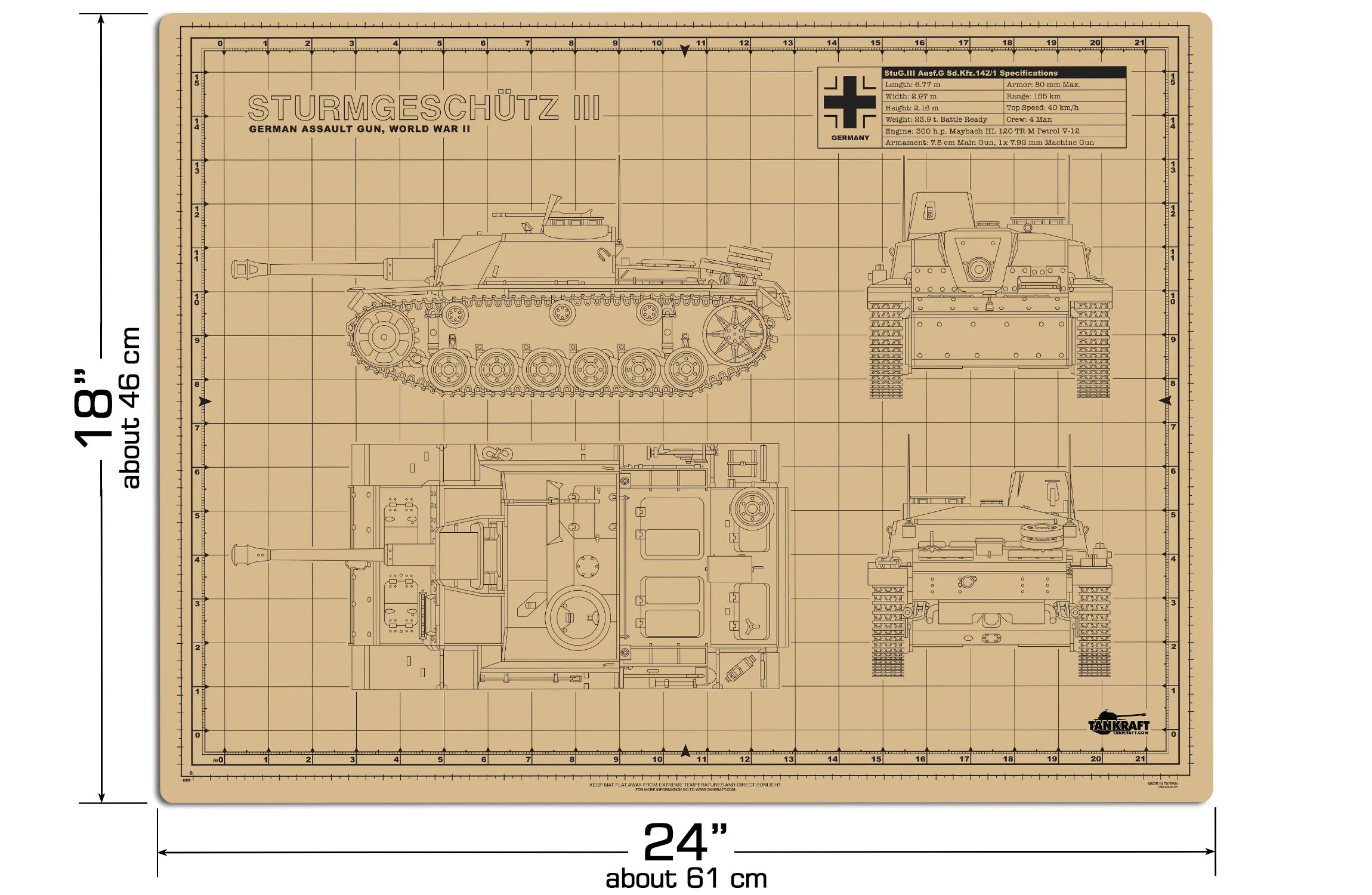 Sturmgeschutz 3 Pro Modeller Mat