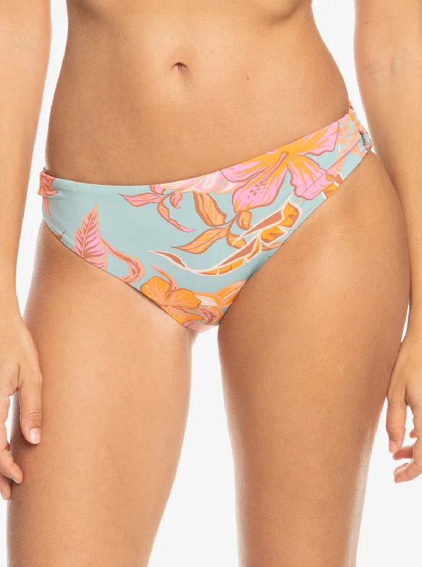 Printed Beach Classics Hipster Bikini Bottom - Blue Surf Kartoffel Tropical