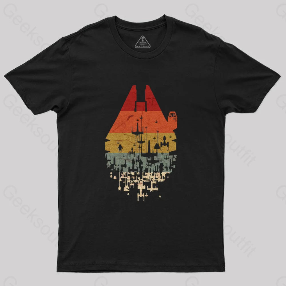 Retro Battleship Geek T-Shirt