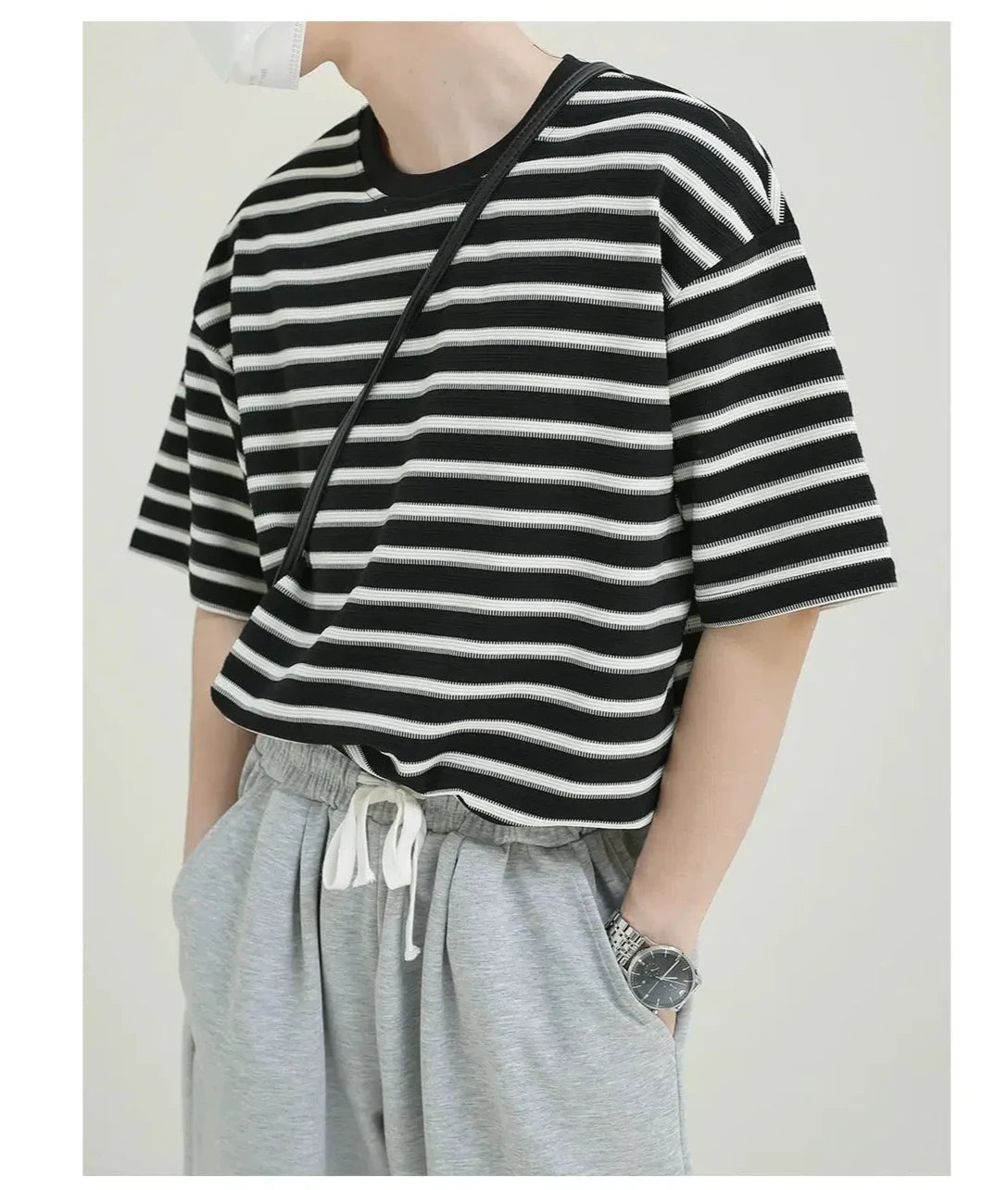 Loose Fit Striped T-shirt