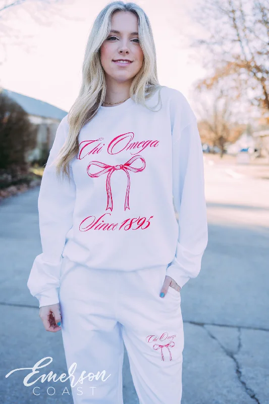 Chi Omega Bow Matching Set