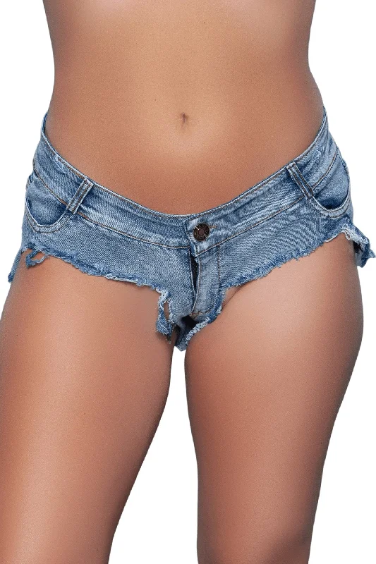 Sexy Barely There Denim Shorts