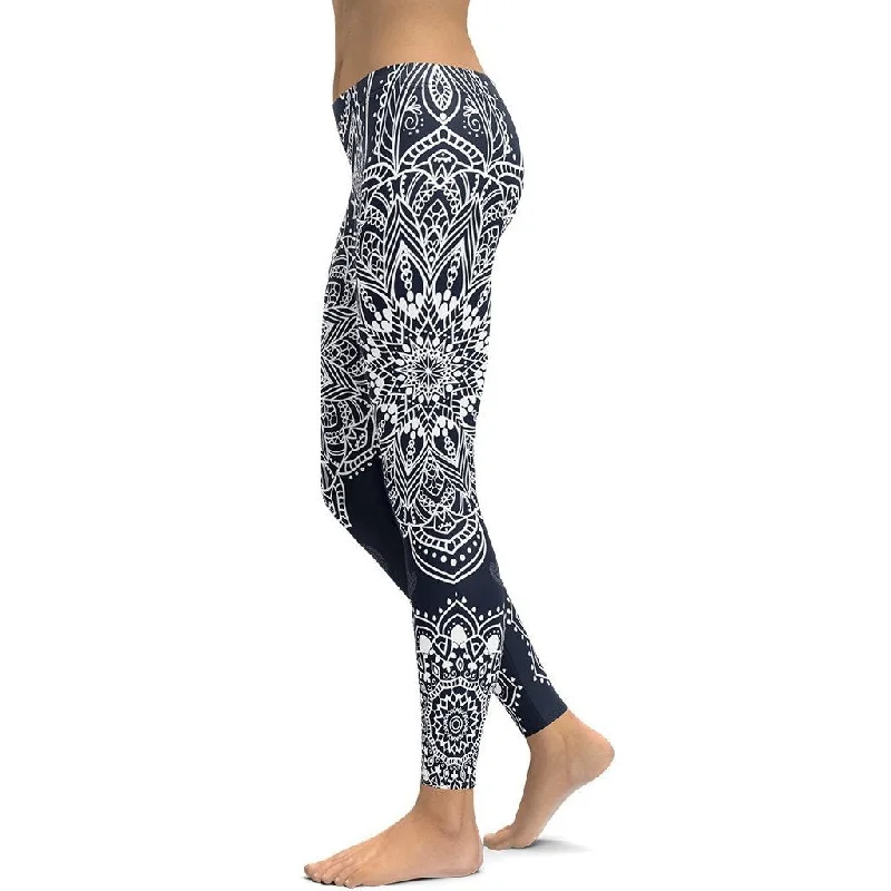 Must-have For Fashion Mantra Leggings Navy Blue