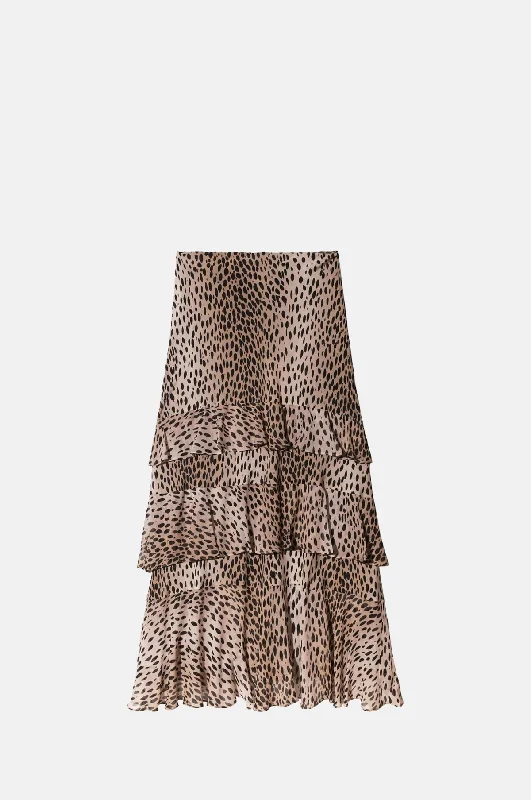 Preslee Skirt Antelope Spot Black